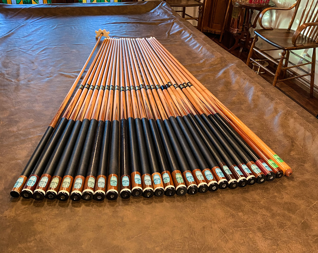 My favorite cue to restore is a “Willie Hoppe Billiard Cue”. Do you have one that you wish to trade or sell?