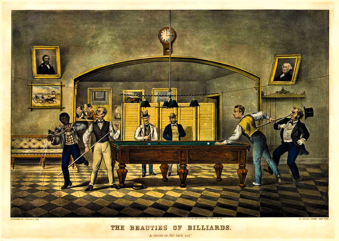 Billiards in Art - Vintage Cues for You